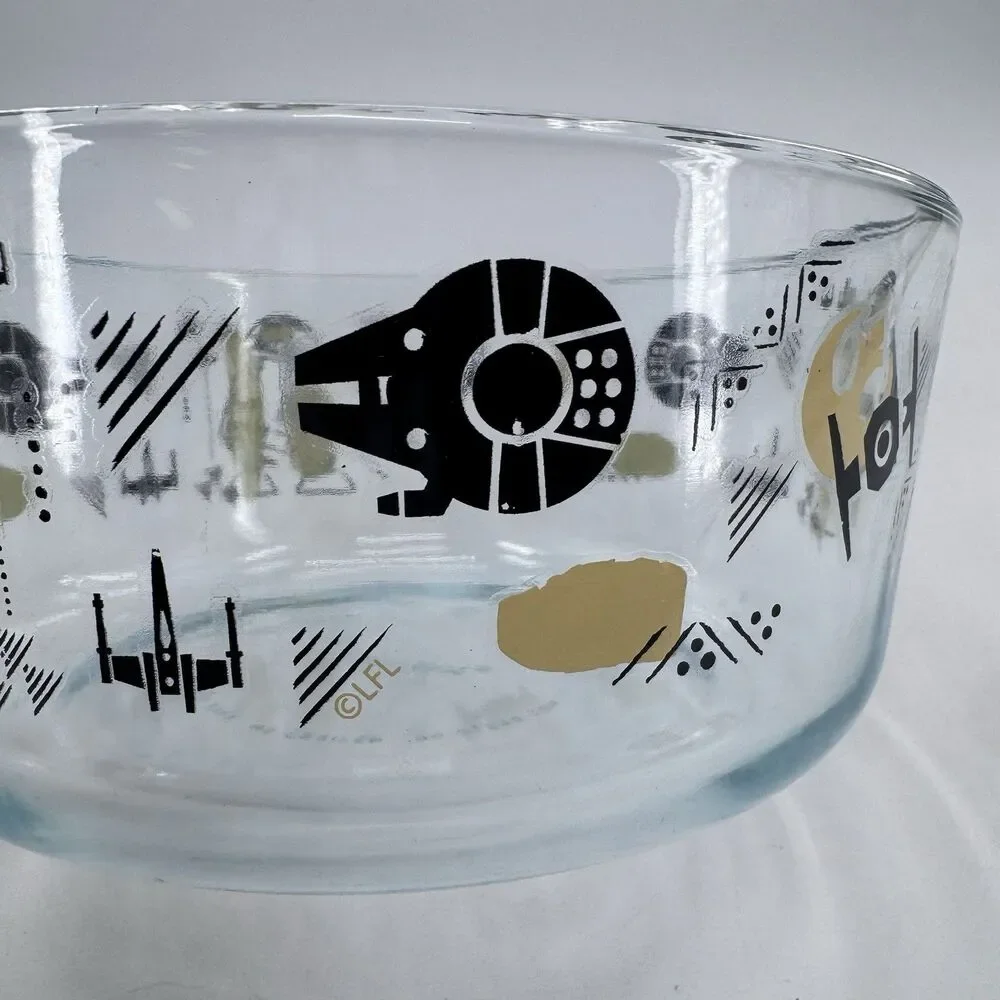 Vintage Star Wars Pyrex Bowls Set 2 Darth Vader R2-D2 MCM USA Fast Shipping